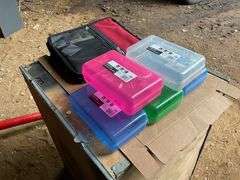 Flat of pencil boxes and three ring binder