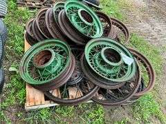 Assorted 5 Bolt Wire Spoked Wheels, 6 Bolt Wire Spoked Wheels