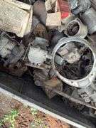 Metal Crate Containing Ford Model T/A Carburetors, Starters,