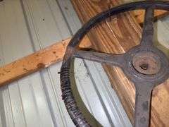 (2)Used Steering Wheels possibly from Ford Model T/A
