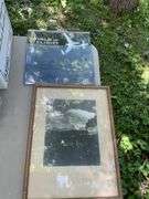 VIntage hat & box; cigar cases; boxes; misc