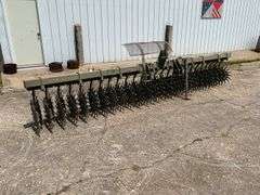 John Deere 400 Rotary Hoe, 15', 3pt., Stone Guard, Good Cups