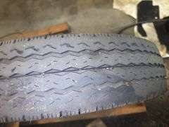 (1) Coker Classic 6.50R16 White Wall Tire, Lightly Used Takeoff, Good Condi
