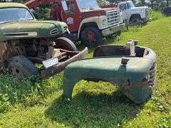 Ford Model 8R8T F-5 Single Axle Truck with 12' Box, Flat Head V-8 (Front pi