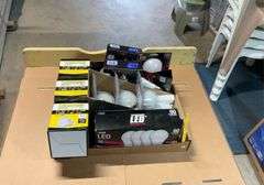 Flat of LED light bulbs