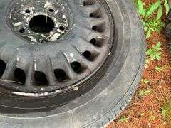 (4) 205/70r15 Tires on 5 Bolt Rims, (2) 215/55r16 Tires on 5 Bolt Rims