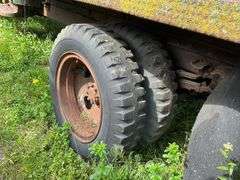 Ford Model 8R8T F-5 Single Axle Truck with 12' Box, Flat Head V-8 (Front pi