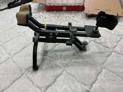 Shooting bench/gun stand 

Located in office