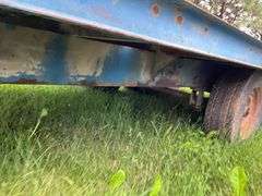 !!!!!1986 Reid-Haul 7’x15’ Deck Over, Tri-Axle Trailer, Pintle Hitch, Steel