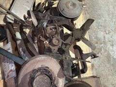 Pallet Of Model T/A Parts, Fans, Hubs, Leaf Spring, Mirrors, Other Small Pa