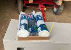 3 rolls of plastic