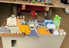 Gloves and car material