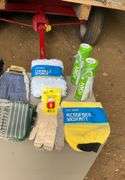 Gloves and car wash material