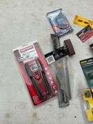 Flat of wall scanner, driver bits, & misc
