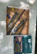 Flat of hammer drill bits