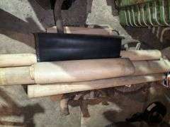 Ford Model T/A Parts - Wooden Spoked Wheel, Window Frames, Roof Vinyl