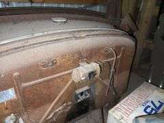 Ford Model T/A Front Windshield Cowling with gas tank