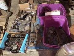 Vintage Car Lights, Assorted Carburetors, Vintage Car Horns, Other Vintage