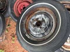 Assorted Rims and Tires, 4 Bolt, 6 Bolt, 8 Bolt