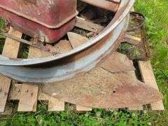 Farmall/Agricultural Equipment Parts - Hood, 8"x36" Rear Tractor Rim, 4 Bol