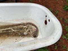Cast Iron Claw Foot Tub, Some Damage