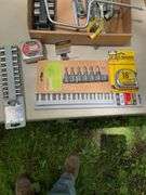 Flat of craftsman 1/2 & 3/8 sockets, speed wrench, bits