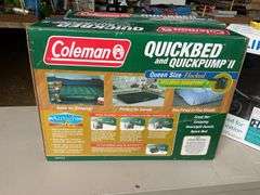 2 Coleman quick bed and quick pump, Phillips HDTV antenna