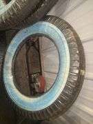 (2) Firestone 4.75/5.00-19 White Wall Tires, New/Unused