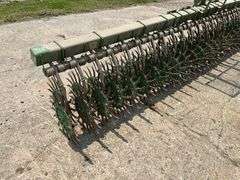 John Deere 400 Rotary Hoe, 15', 3pt., Stone Guard, Good Cups