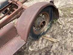 Ford Model T/A Frame with axles, driveline, engine(condition unknown) and t