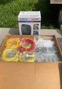 Router cables & portable heater