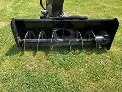 Erskine Model 2010 Skid Loader Mount Snow Blower, One Owner, Hydraulic Spou