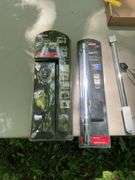 Flat of craftsman power strips & lights & temp sensors, tool box wax