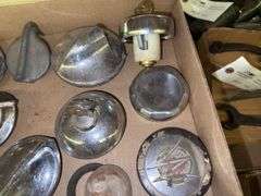 Radiator Cap Hood Ornaments, Gas Caps, for Vintage Automobiles