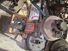 Pallet Of Model T/A Parts, Fans, Hubs, Leaf Spring, Mirrors, Other Small Pa
