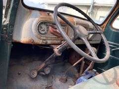 Ford Model 8R8T F-5 Single Axle Truck with 12' Box, Flat Head V-8 (Front pi