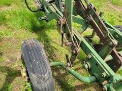 John Deere 2x14" Pull Type Plow, Hydraulic Lift, Coulters