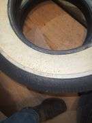 (2) BF Goodrich 6.00-16 White Wall Tires, Lightly Used Takeoffs, Good Condi