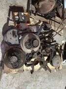 Pallet Of Model T/A Parts, Fans, Hubs, Leaf Spring, Mirrors, Other Small Pa