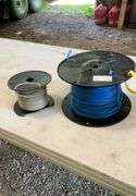 2 spools of telephone wire;