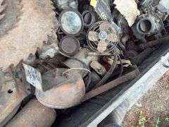 Metal Crate Containing Ford Model T/A Carburetors, Starters,