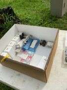 Box of electrical contactors & out door lamp holders