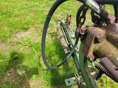 John Deere 2x14" Pull Type Plow, Hydraulic Lift, Coulters