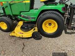 2000 John Deere Model 445 Garden Tractor,60” Deck,V-Twin Gas Motor,Front/Re
