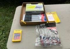 Craftsman screw drivers, glue gun & misc screw drivers