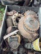 Metal Crate Containing Ford Model T/A Carburetors, Starters,