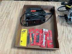 Craftsman 7 1/4" circular saw & Black & decker jig