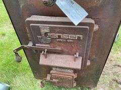 Henson Wood Stove on Wheeled Cart