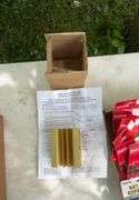 Flat of misc electrical supplies