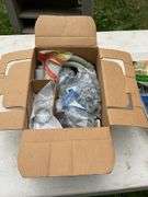 Misc plug in parts, caulk, PVC electrical parts